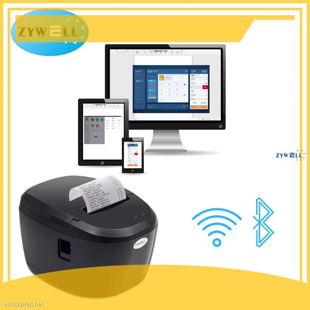 80mm thermal receipt printer at Wholesale Prices | ZYWELL 1
