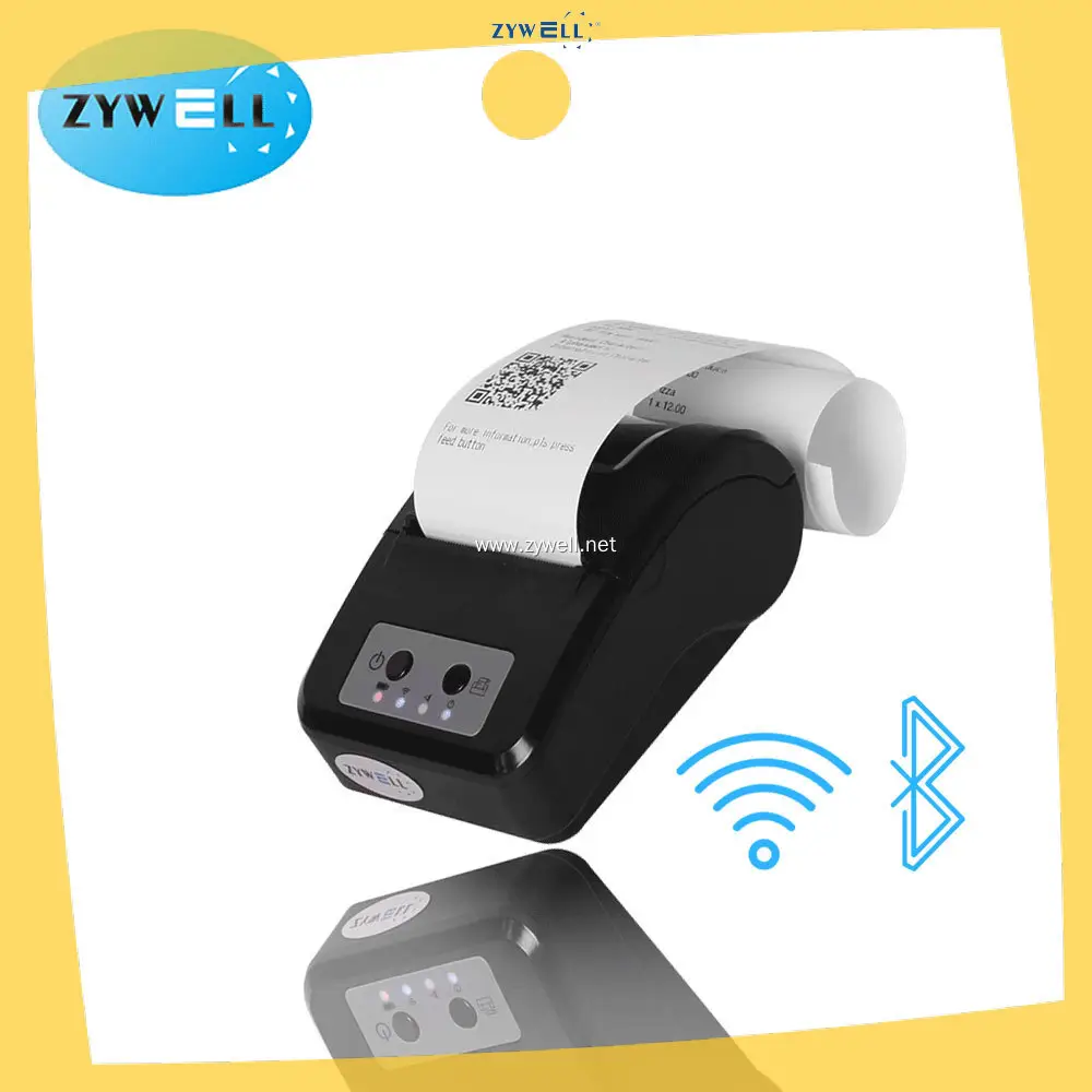 Top portable thermal receipt printer price | ZYWELL 1