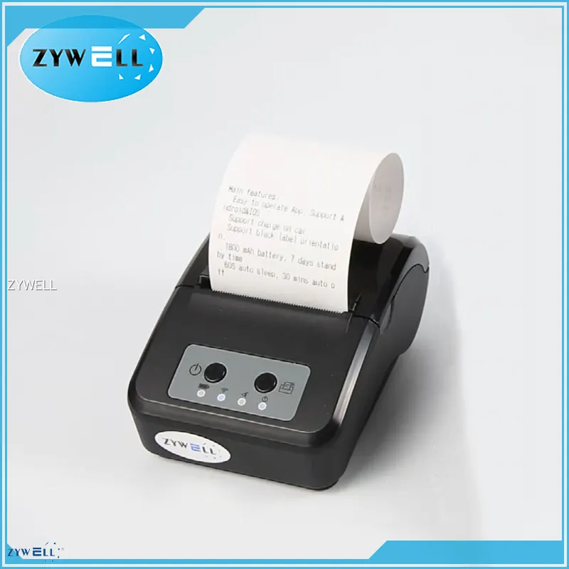 mobile bluetooth receipt printer at Wholesale Prices | ZYWELL 1