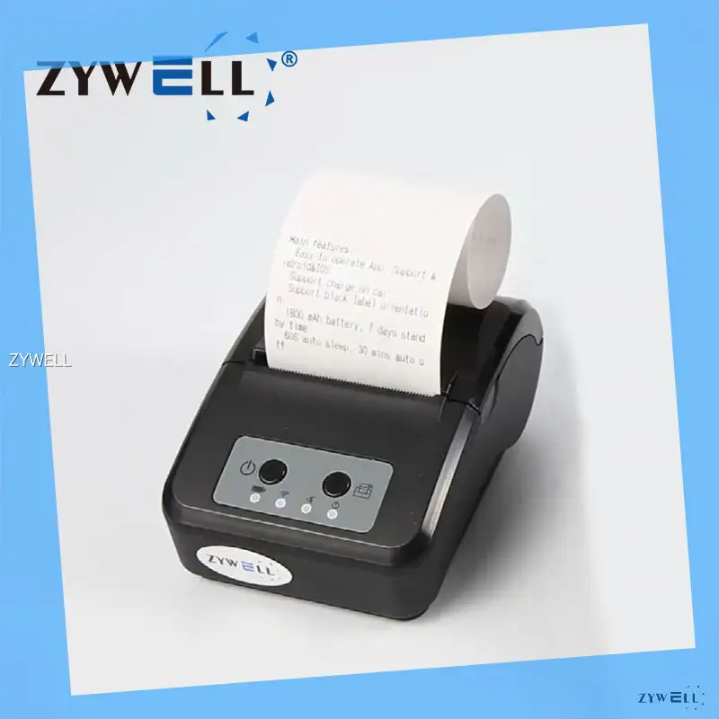 Custom mini bluetooth receipt printer factory price Manufacturer | ZYWELL 1