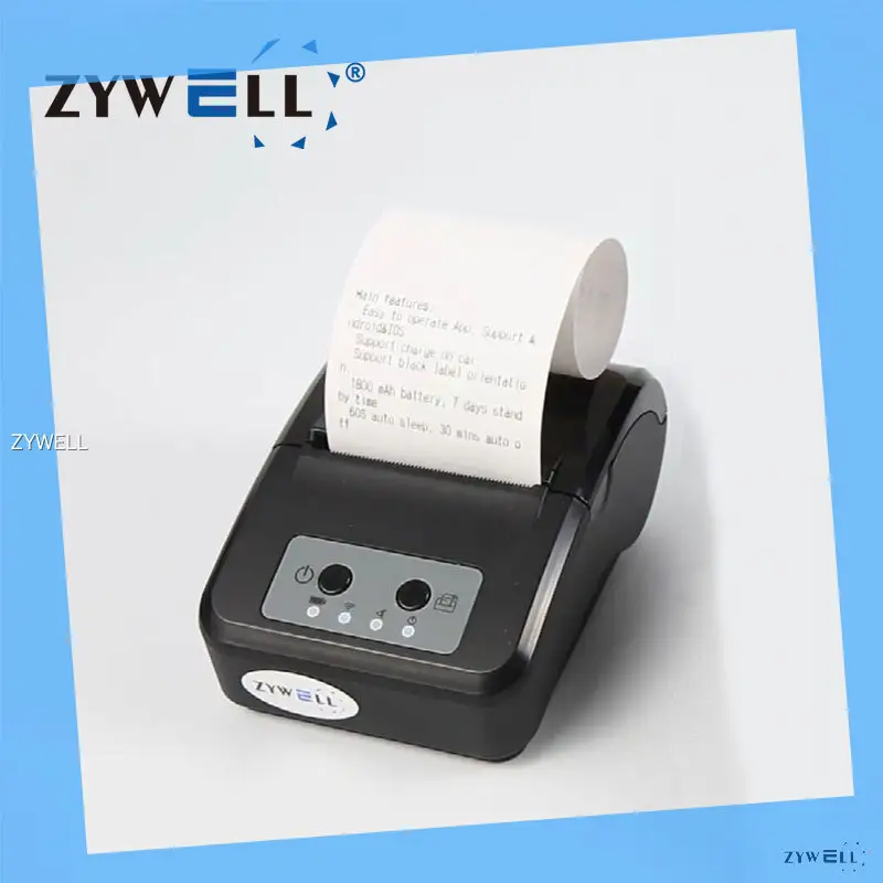 Custom mini bluetooth receipt printer factory price Manufacturer | ZYWELL 1