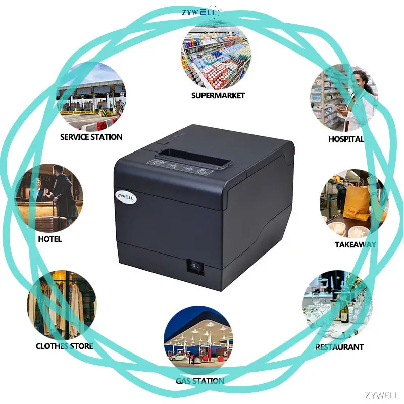 ZYWELL | Buy 80mm series thermal receipt printer manufacturers 1