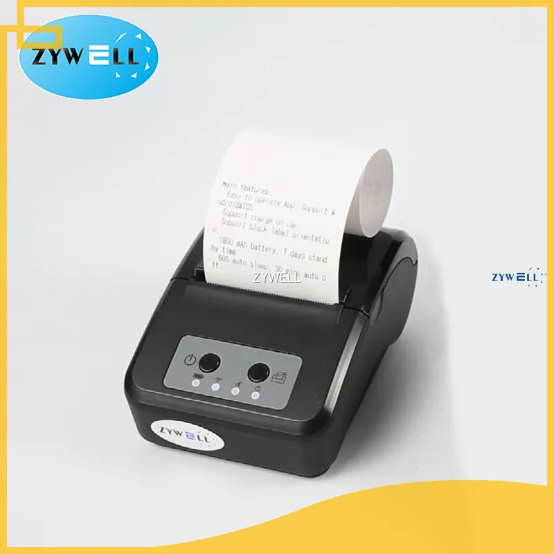 Custom made mini bluetooth receipt printer price | ZYWELL 1