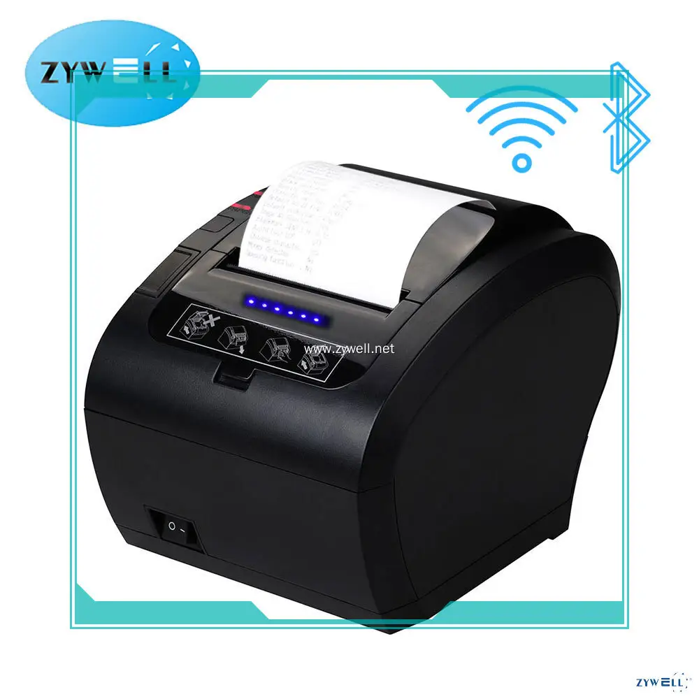 Custom bluetooth thermal printer 80mm supply Manufacturer | ZYWELL 1