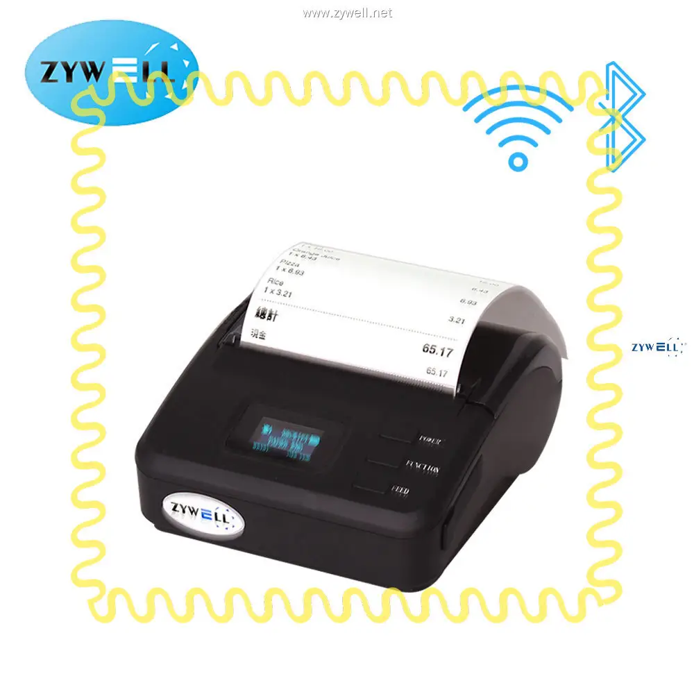 Bulk buy portable receipt printer for sale | ZYWELL 1