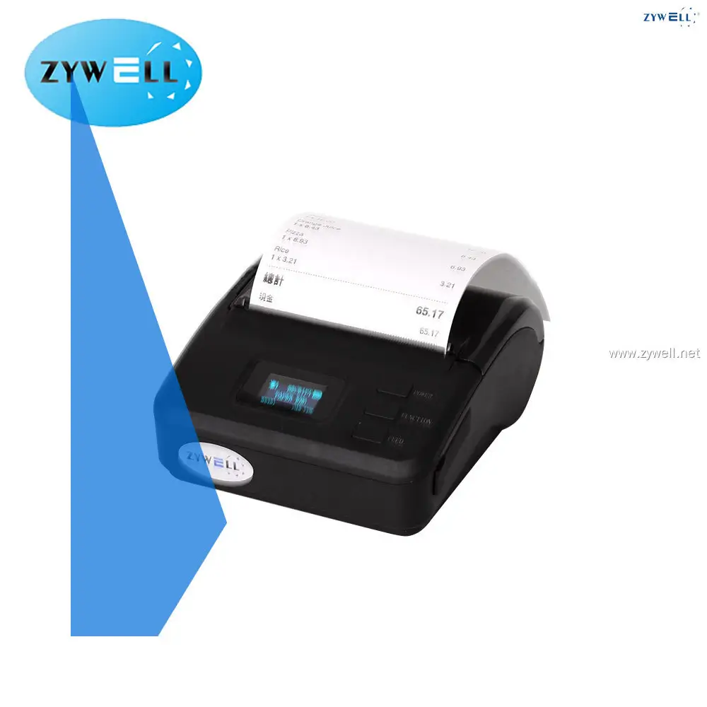 ZYWELL | Customized mobile bluetooth receipt printer for sale 1