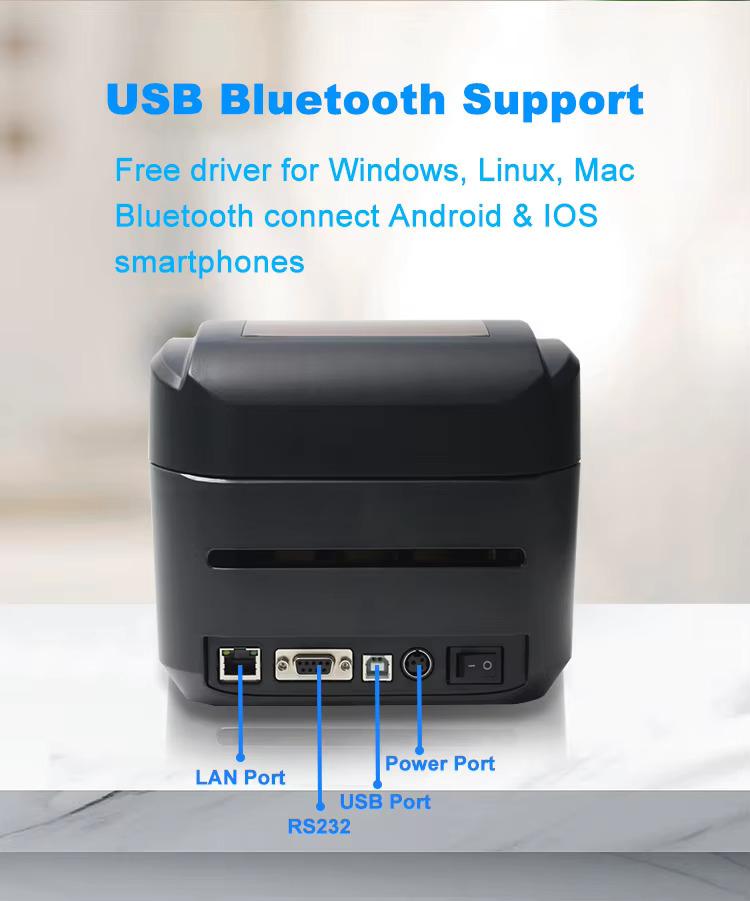 Zywell Bluetoothサーマル配送ラベルプリンター 13