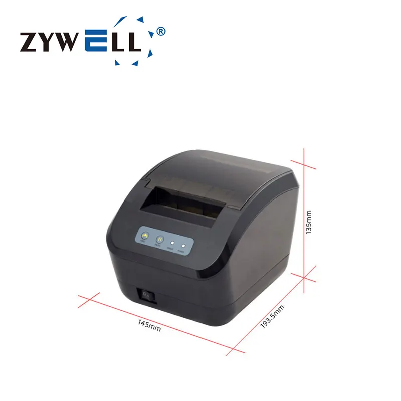 ZY3310 80MM Thermal Label Printer - Top Quality for Transportation & Packaging, IOS Android, Barcode thermal printer. 3