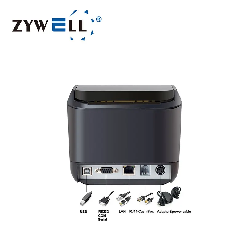ZY3310 80MM Thermal Label Printer - Top Quality for Transportation & Packaging, IOS Android, Barcode thermal printer. 5