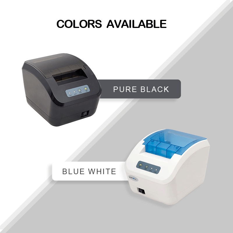Zywell Impresora de Codigo de Barras Thermal Label Lork Roll Cut Digital Label Printer ZY3310 8