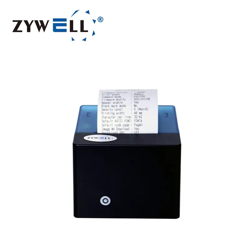 Zywell EnreRora TRMICA Z58-II Sistema de facturación Mini Recibo Térmico Impresora de 58 mm Impresora de boleto USB+LAN 1