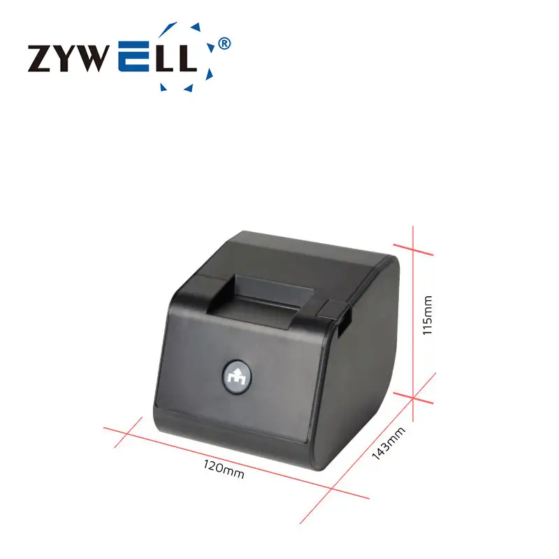 Zywell -Bluetooth 열 프린터 58mm Zywell Zywell Z58 -III Imprimante Thermique 무선 열 미니 프린터 USB+BT 1