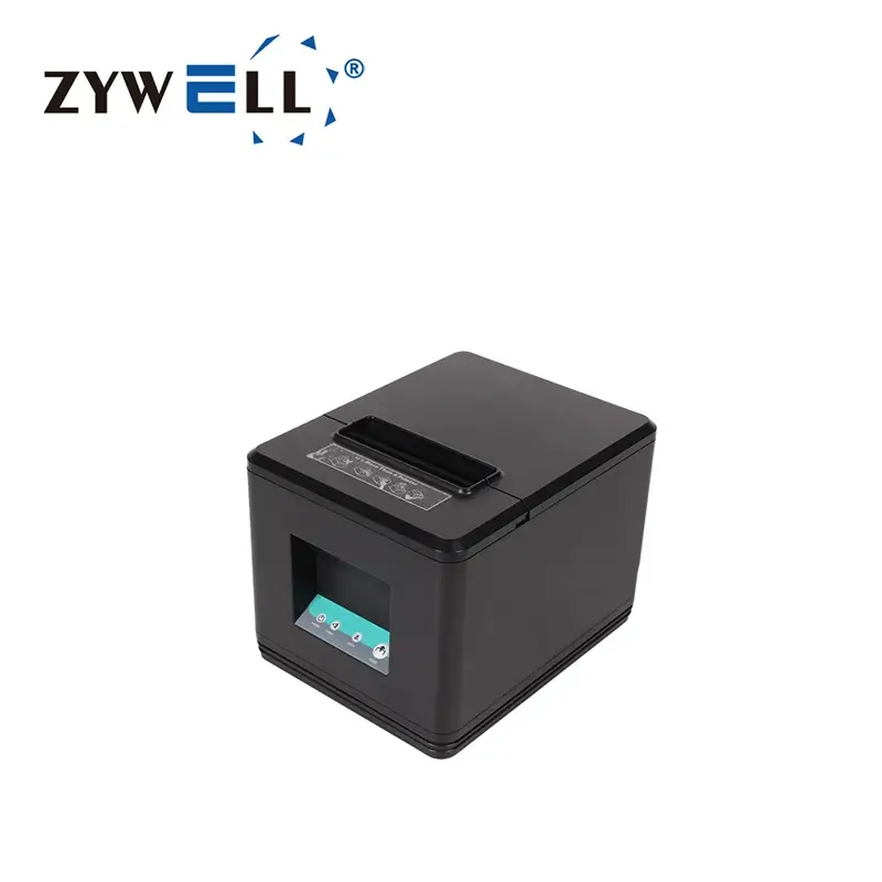 Zywell - Zywell de 80 mm Impresora POS Recibo térmico Ethernet Impresora de factura de restaurante Ethernet Shop en stock USB+LAN 1