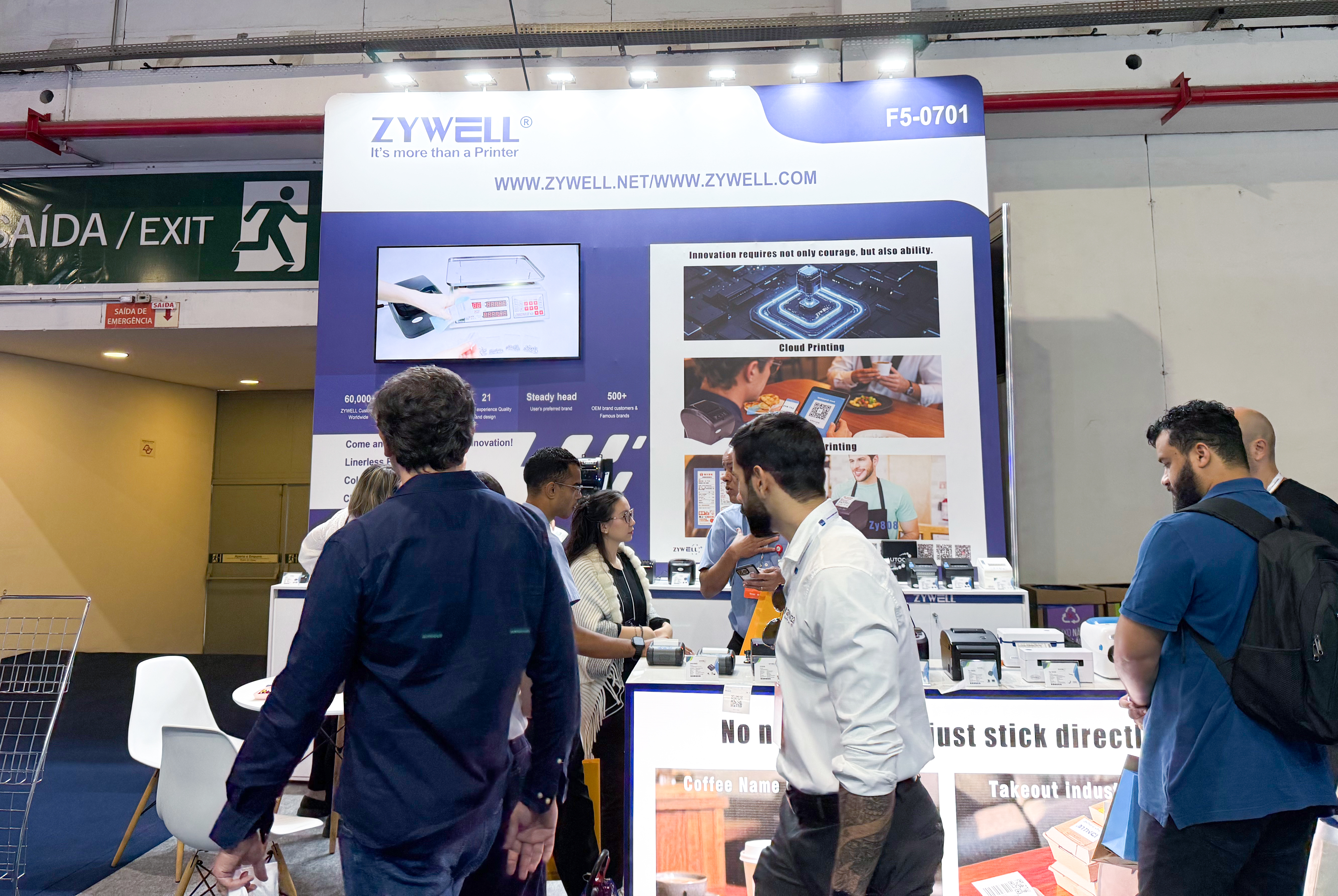 ZYWELL Showcasing Thermal Printers at Brazil Trade Show 2