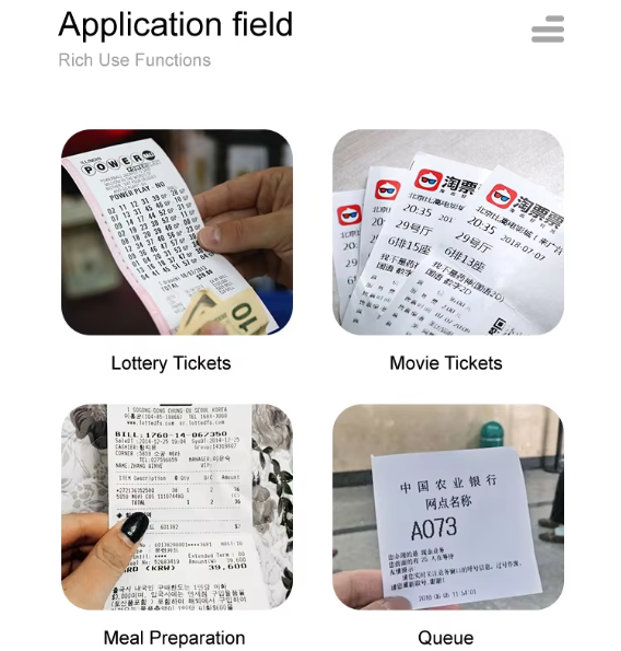 ZY805 80 มม. หมึกเครื่องพิมพ์ความร้อนฟรีฟังก์ชั่นพื้นฐานฟังก์ชั่นพื้นฐาน 2