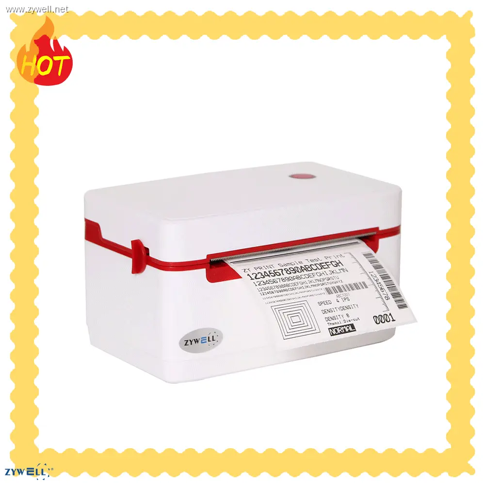 Zywell 4x6 Shipping Label Printer - Fast, Versatile, High Quality 1
