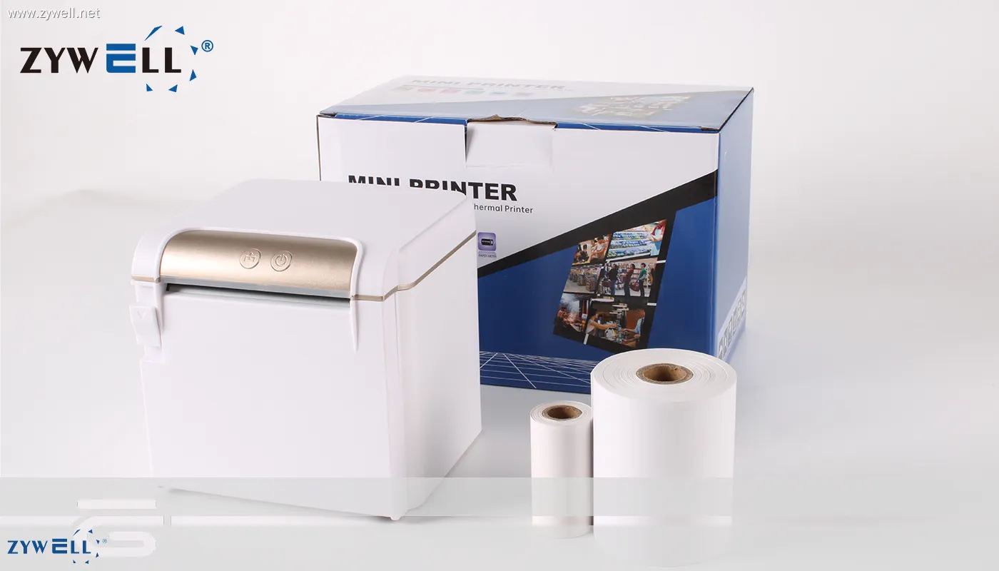 Compact ZY608 Desktop POS Printer - Fast, Reliable, Versatile 1