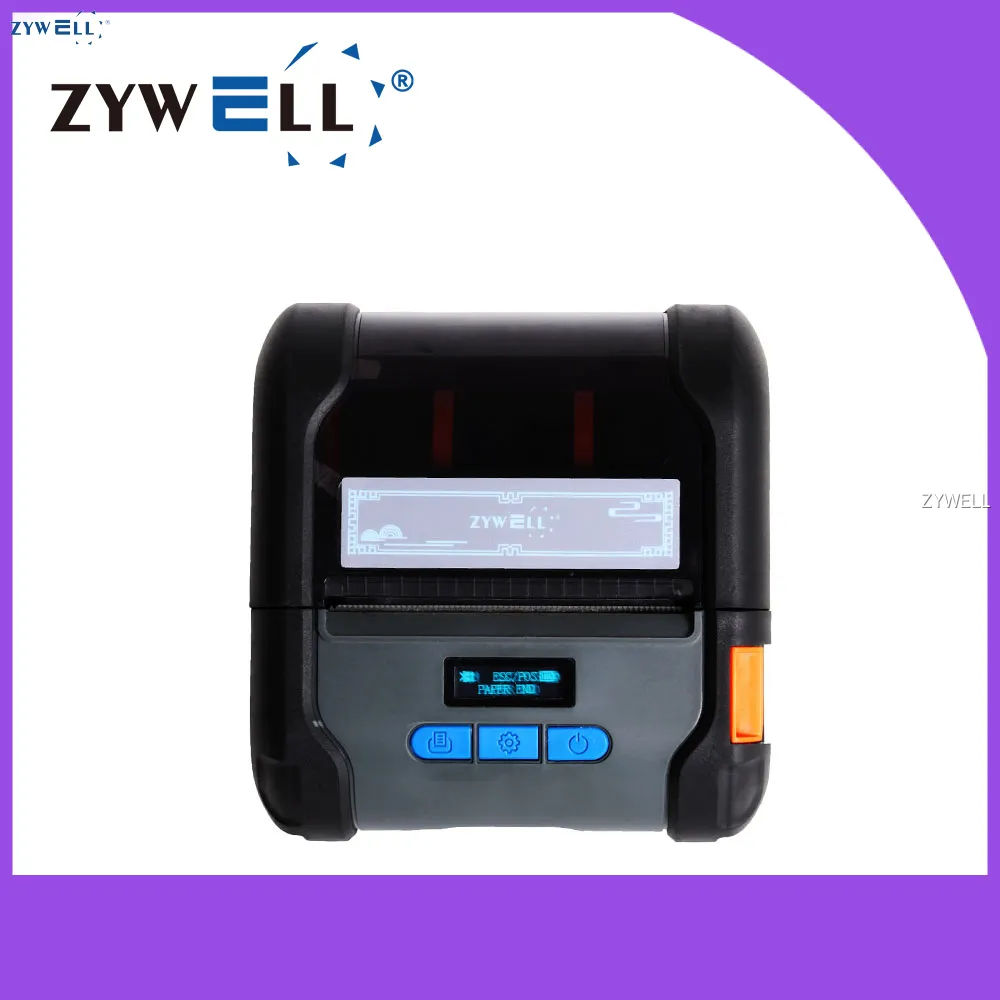 ZM04 Portable Barcode Printer: Dual Mode, Bluetooth/WIFI, Label & Receipt Switching 1