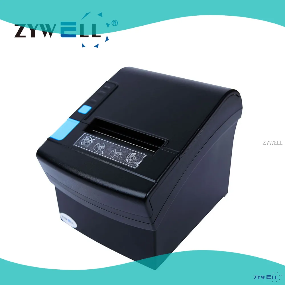 80mm Thermal Receipt Printer with Cash Detector - USB RS232 LAN - Zywell 1