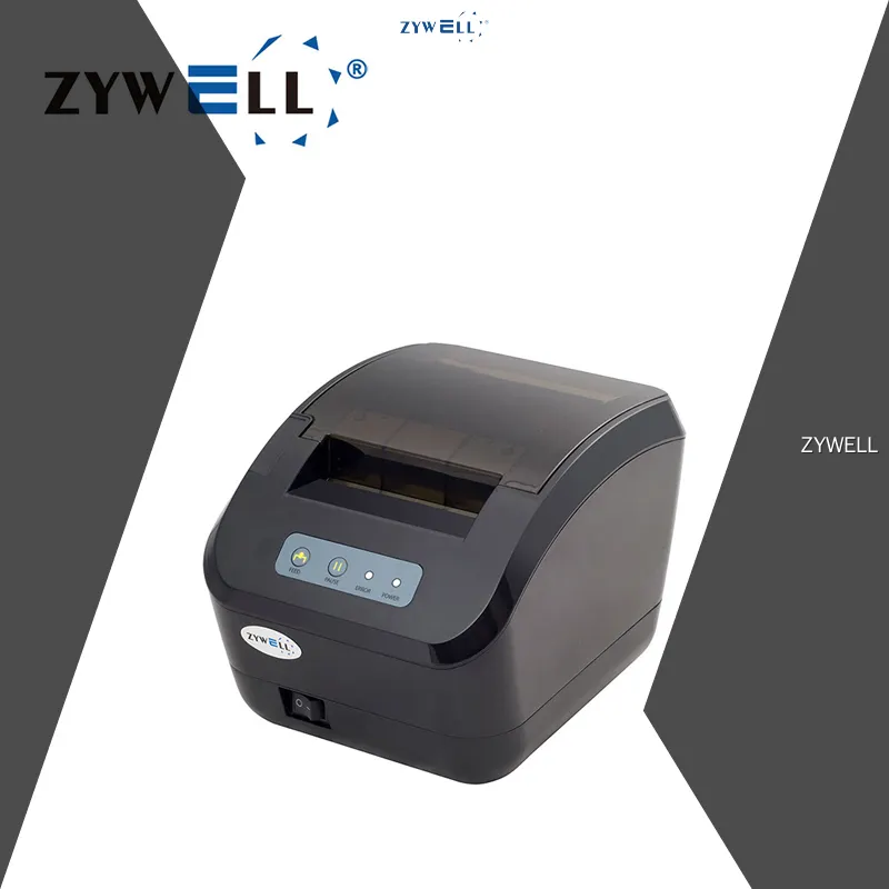 80mm Barcode Thermal Printer - Zywell ZY3310 - Black & White 1