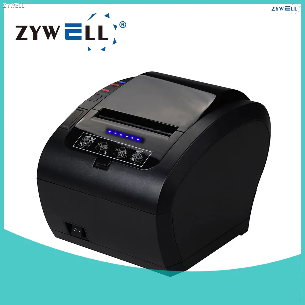 ZY606 80mm POS Thermal Printer - Black 1