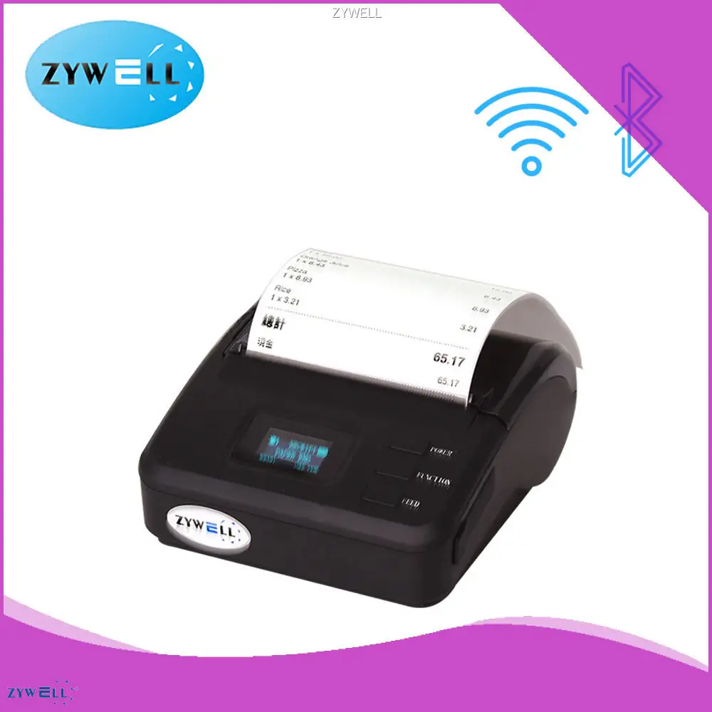 Portable Thermal Bluetooth Receipt Printer - ZM01 mini handheld printer 1