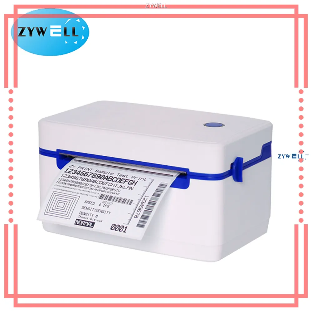 Zywell ZY909 Direct Thermal Barcode Label Printer 1
