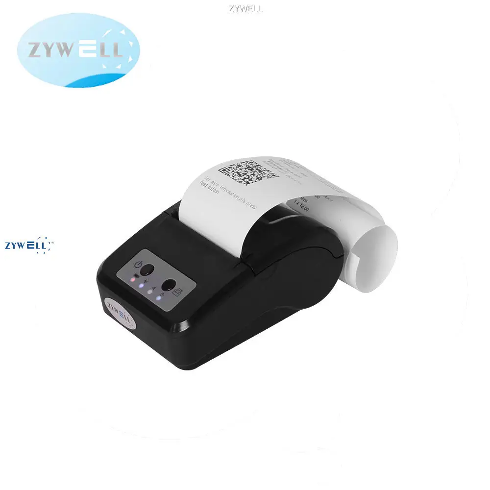 Zywell 58mm Mobile Bluetooth Receipt Printer 1