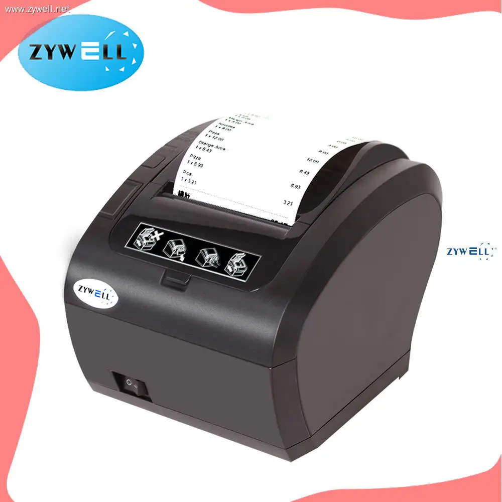 Zywell 80mm Thermal Printer - Fast, Upgraded Technology 1