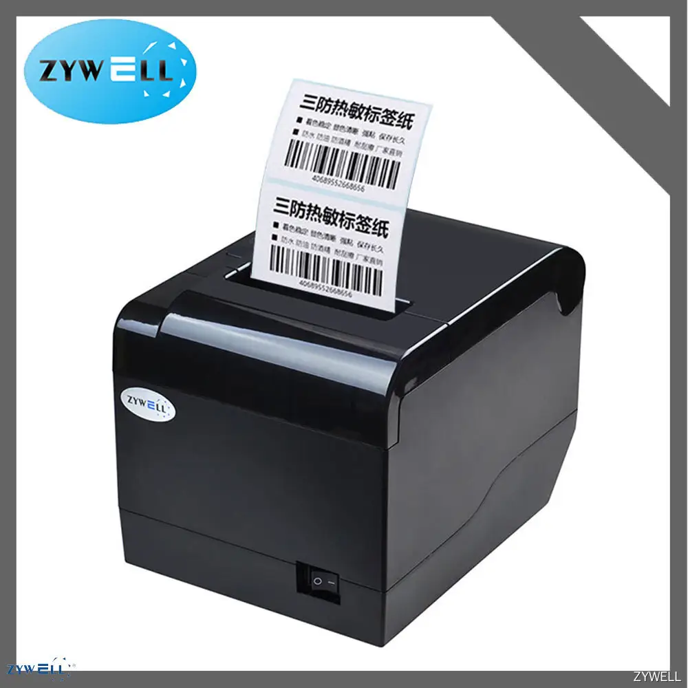 Popular 80mm Thermal Label Printer - USB LAN Interface - High Speed - Zhuhai Zywell Technology Co., Ltd. 1