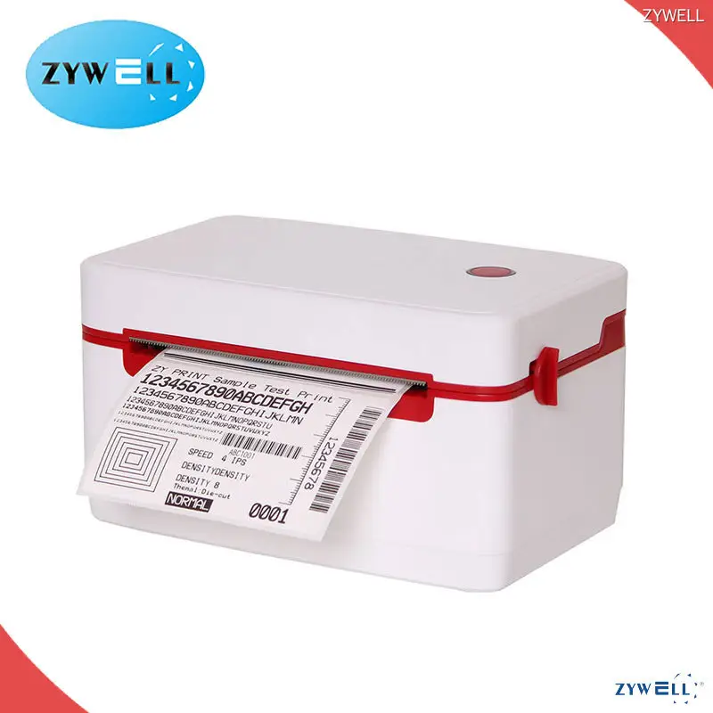 4-Inch Direct Thermal Printer - Zywell 4x6 Label Printer 1