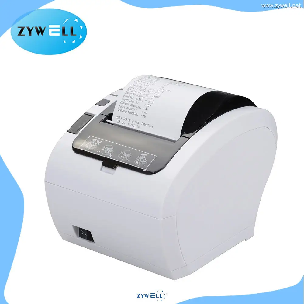 ZY302 Thermal Printer: 80mm, USB+LAN, Fast Printing 1