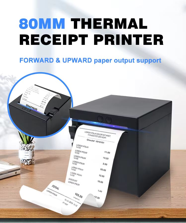 Zywell ZY-H861 80mm Recibo térmico POS POSTOR PARA WINDONES, ANDROID, iOS 10