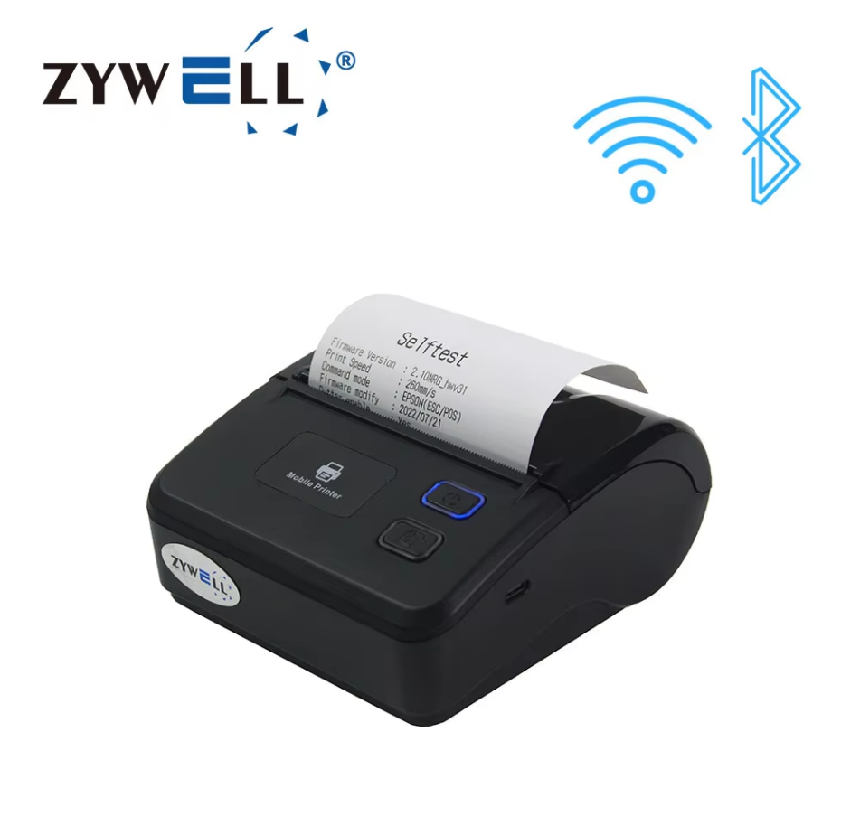 Portable 80mm Thermal Receipt Printer Wireless Mobile Bluetooth Printing - TypeC 8