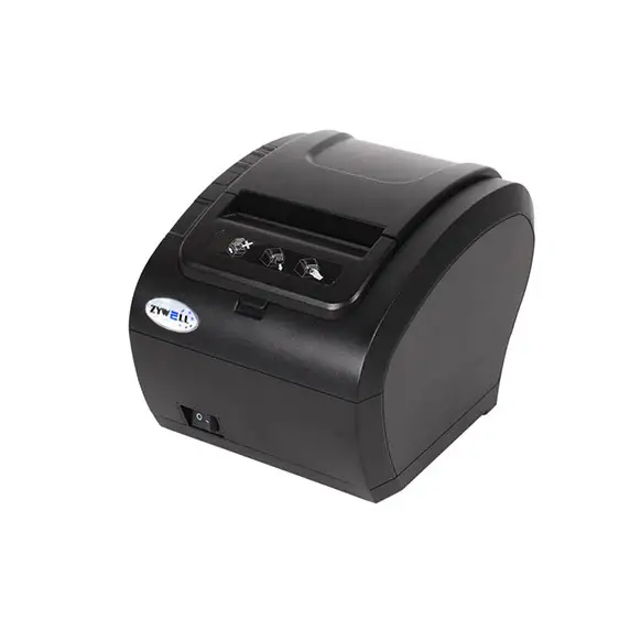 ZYWELL - Zywell Computer Printers Hardware Android Pos Terminal Ticket Printer Thermal Receipt Printer Direct Thermal 80mm USB+LAN 1