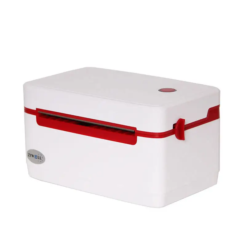 ZYWELL - Zywell pos software and hardware & networking products shipping label 4inch thermal waybill printer USB+BT 1