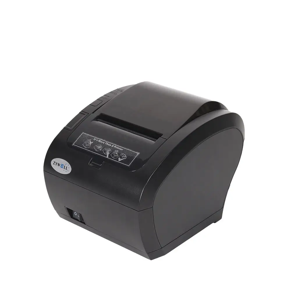 ZYWELL - Zywell Supermarket Desktop POS System 80mm WIFI Bluetooth Thermal Receipt Printer Impresora ZY606 Desktop 80 Receipt Printer 1