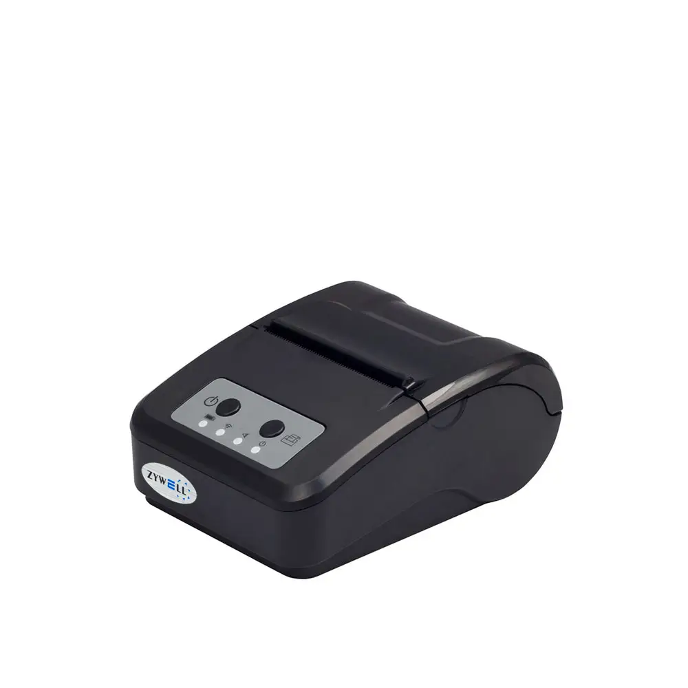 ZYWELL - Zywell imprimante PC pos android terminale portable touch printer 58mm mini thermal receipt printer USB+BT 1