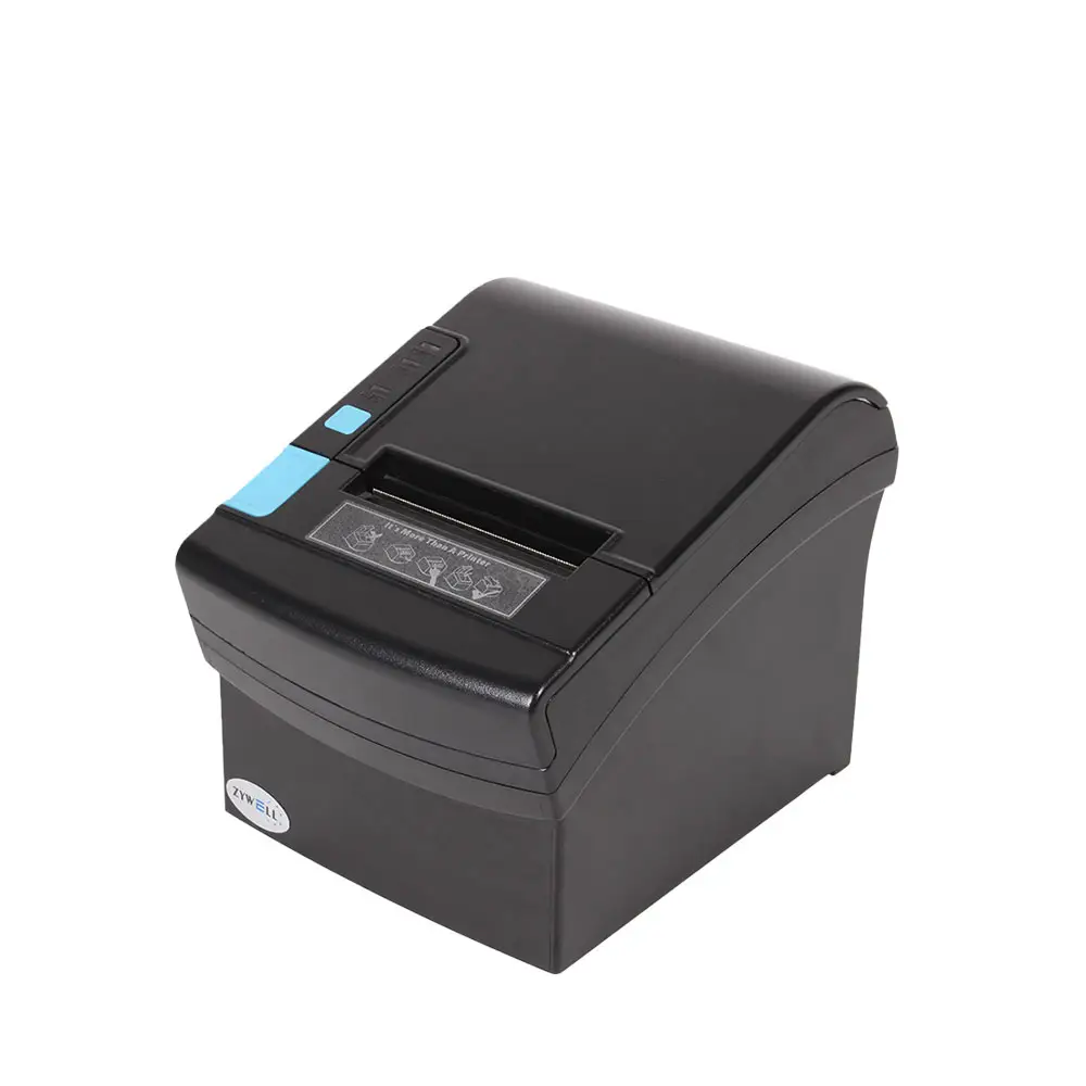 Zywell -Zywell POS System Money Detector UV Light Zy906ユニークな80mmサーマルレシートプリンターUSB+RS232+LAN 1