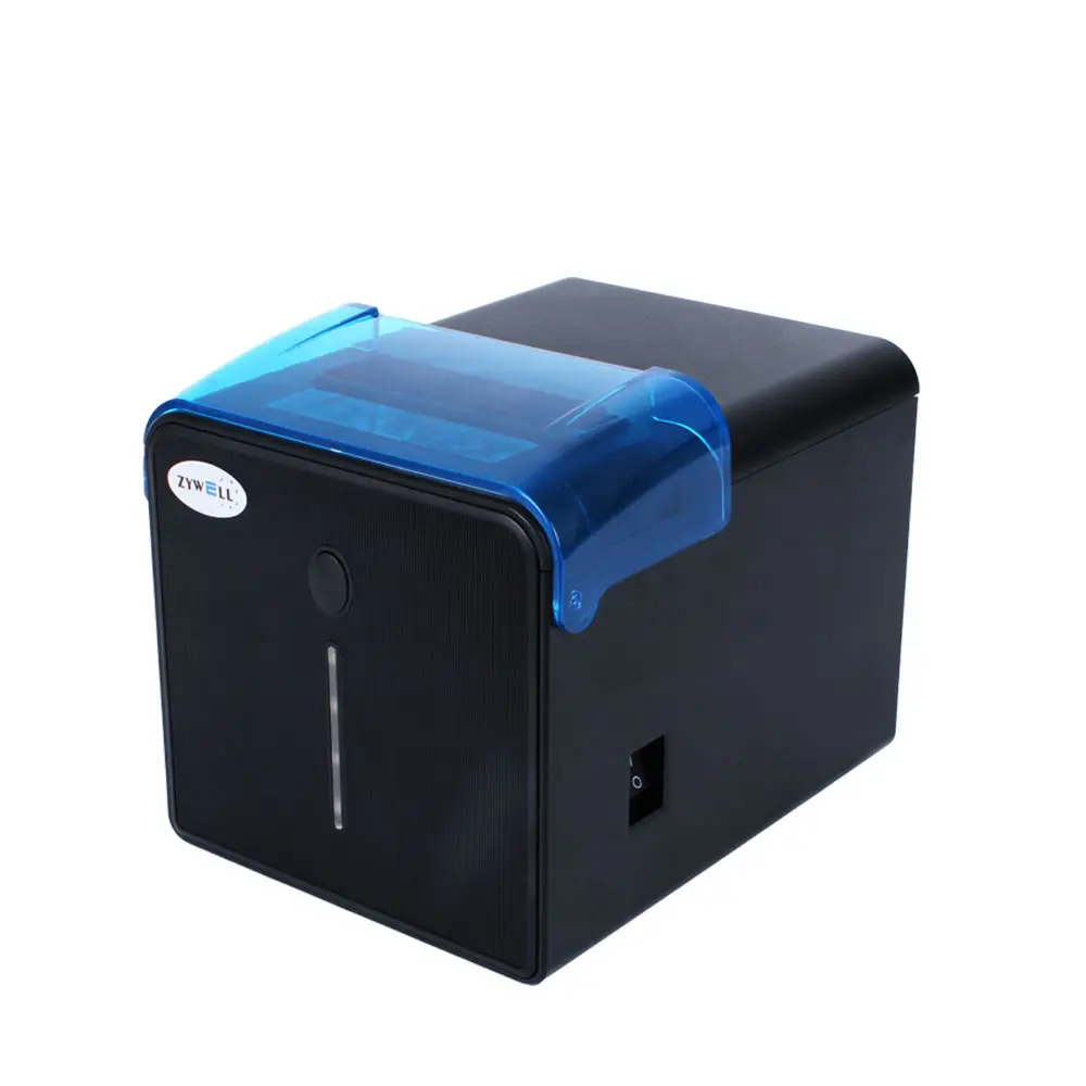 Zywell - Zywell Barcode QR Código Impresora de recibo de imagen ZY905 Impresora POS térmica USB LAN con cable 1