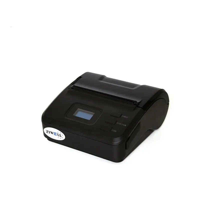 ZYWELL - Imprimante Thermique ZM01 Máy in di động di động di động di động với pin 1800 mAh USB+rs232+wifi 1