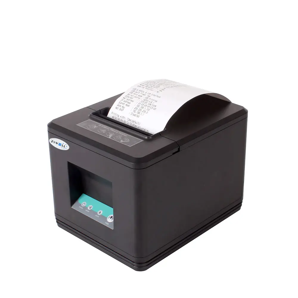 ZYWELL - 80mm 58mm printer Zywell desktop thermal receipt printer with printer heads Imported from Japan USB 1