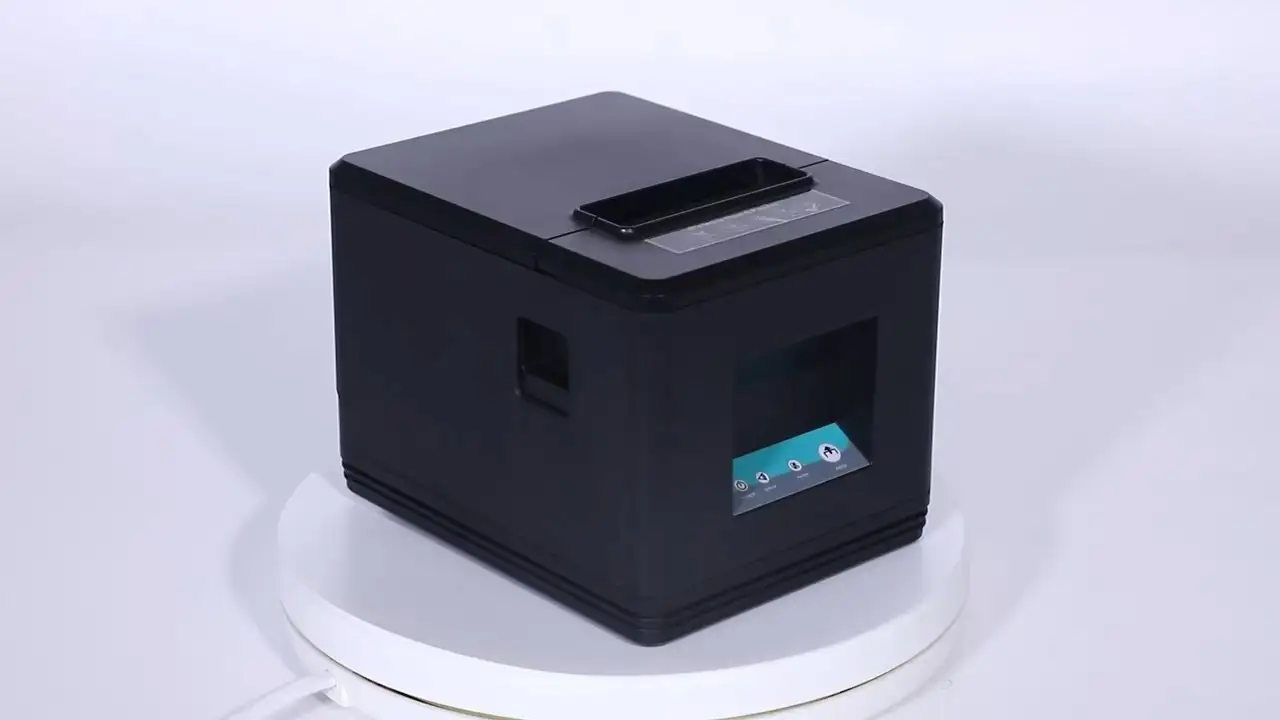 Zywell - Impresora Zywell POS 80 mm ZY907 Impresora de recibo térmico Wifi Puerto USB Impresora de factura de restaurante USB+WiFi 1