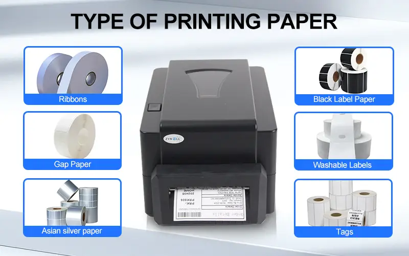 ZYWELL ZY-4603 Thermal Transfer Desktop Printer | ZYWELL