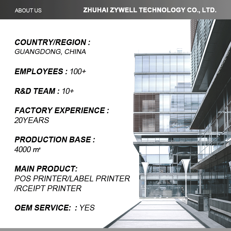 طابعة سطح المكتب للنقل الحراري ZYWELL ZY-4603 10