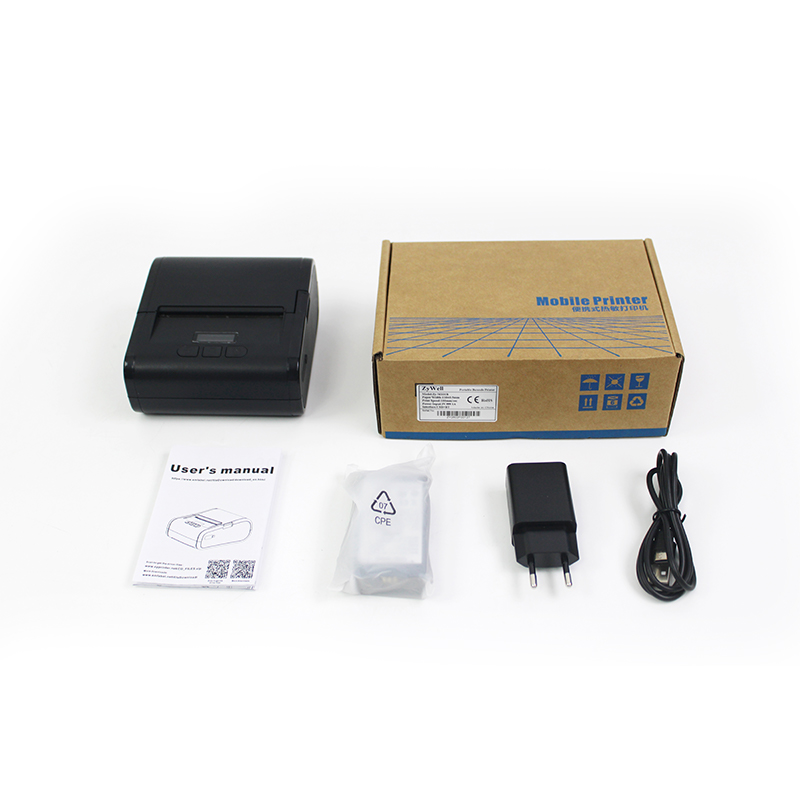 ZYWELL ZY-M331B Compact Portable Receipt & Label Printer | ZYWELL