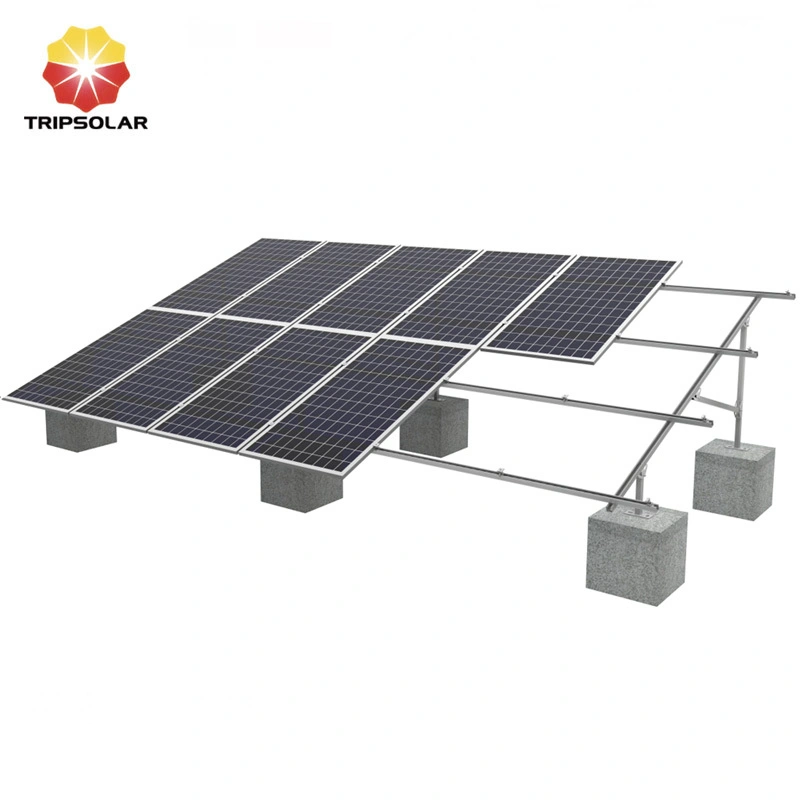 Tripsolar C Channel Steel Ground Solar Panel Mounting Brackets 1