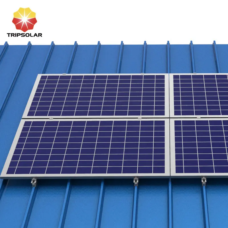 TripSolar Custom flat roof solar panel mounting for business 1
