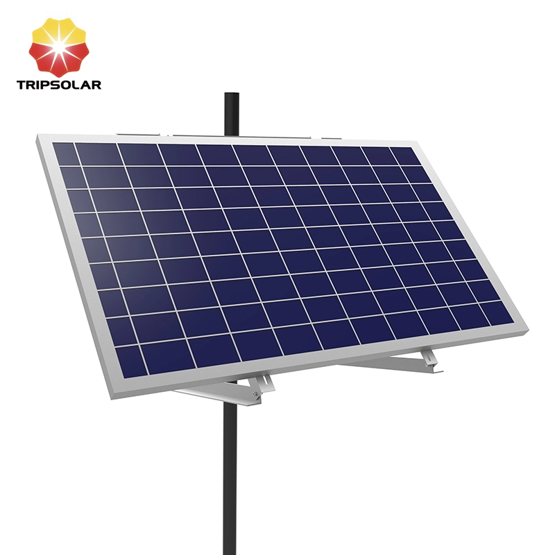 Tripsolar Adjustable Single Solar Panel Pole Mounting Brackets 1