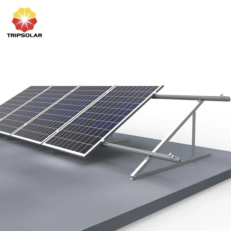 TripSolar flat roof solar panel mounting factory1 1